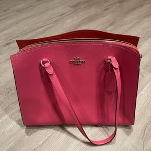 Pink Coach purse. Used only once.